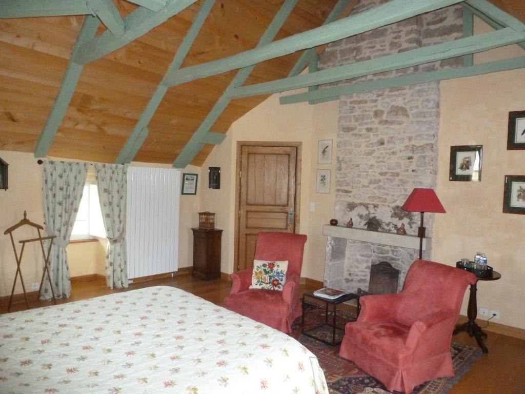 Chambres d'Hôtes du Hameau Les Brunes Bozouls Quarto foto